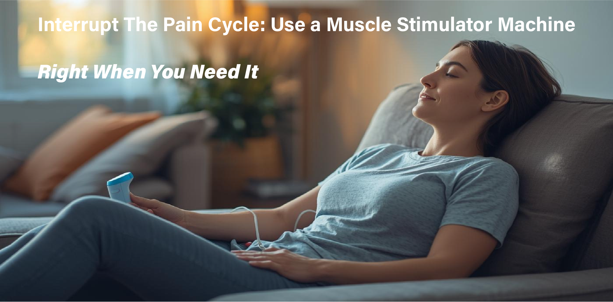 How a Muscle Stimulator Machine Helps Relieve Pain